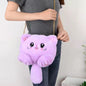 Cute Cartoon Fuzzy Cat Bag - Fall/Winter Shoulder Tote