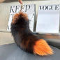 Cute Fox Tail Keychain - Furry Car Accessory