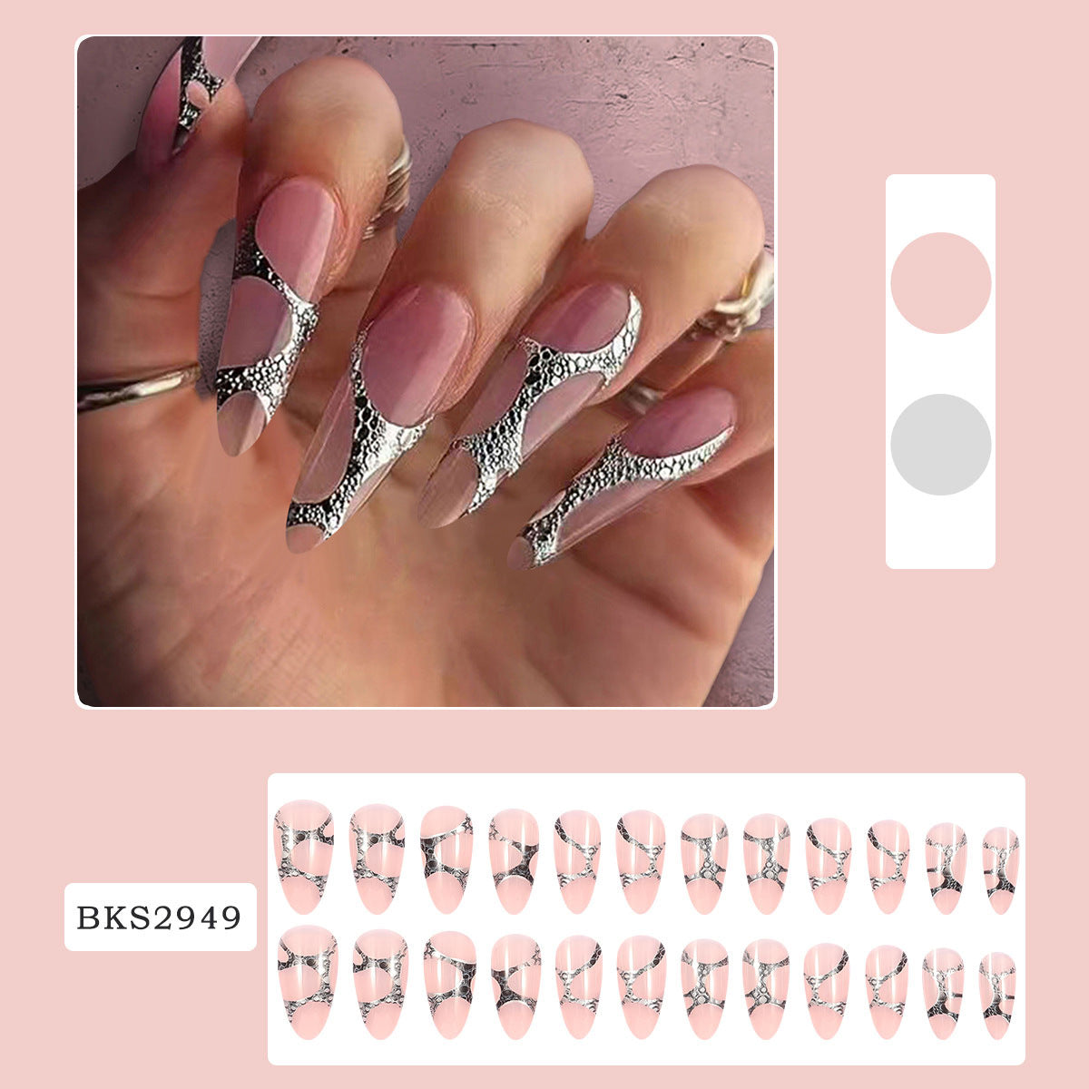 New FashionLong INS Style Faux Nail Tips