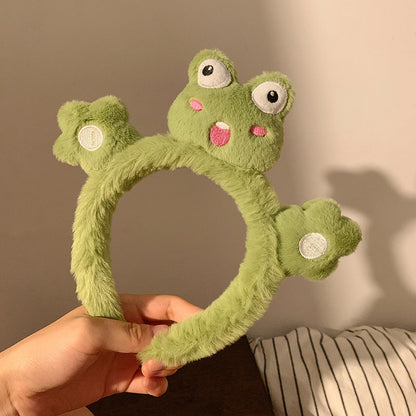 Cute Plush Frog Headband