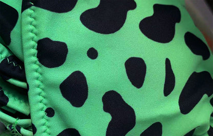 Fashionable Milk Spots Three-Point Separates Swimwear