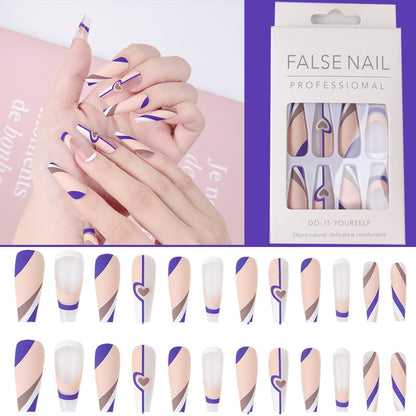 Removable Nail Extensions, Elegant Ballet Style