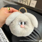 Cute Rabbit Fur Pig Keychain Plush Toy