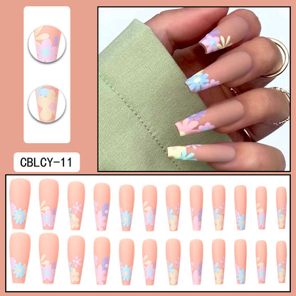 Removable Nail Extensions, Elegant Ballet Style