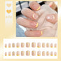 Lemonade French Tip Nails, Yellow, Removable, Whitening