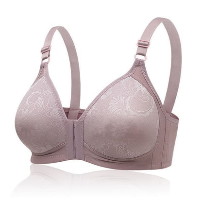 Underwire Thin Front Button Open Cup Bra