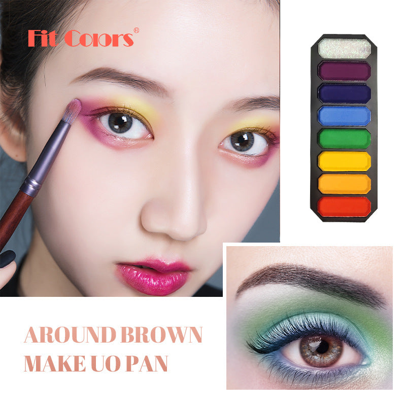 New Fashion 8-Color Keyboard-Inspired Eye Shadow Palette with Matte and Shimmer-Homeunderwear