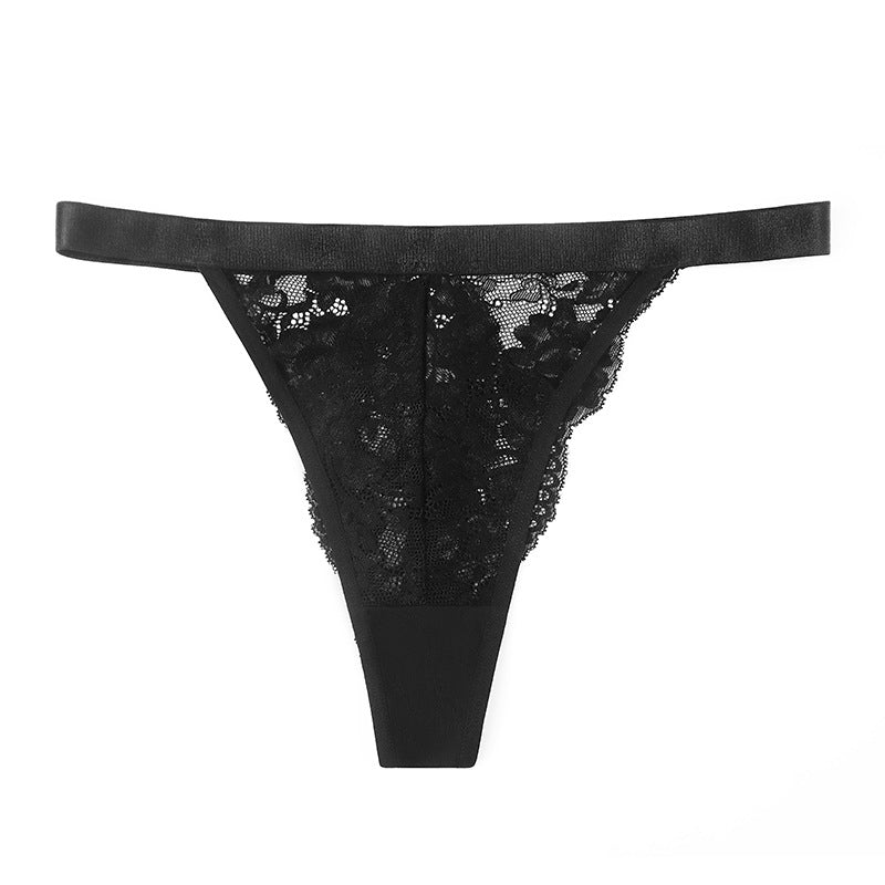 Sexy Flower Lace Embroidery Thong