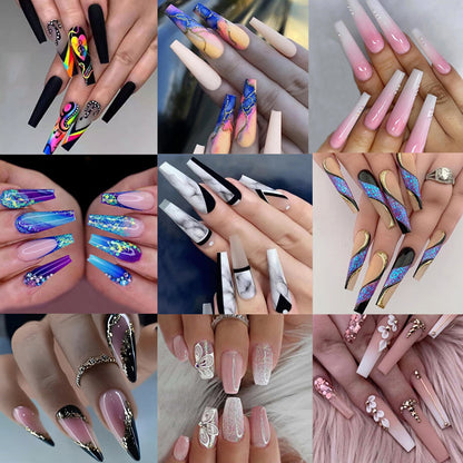 New FashionLong INS Style European Nail Tips