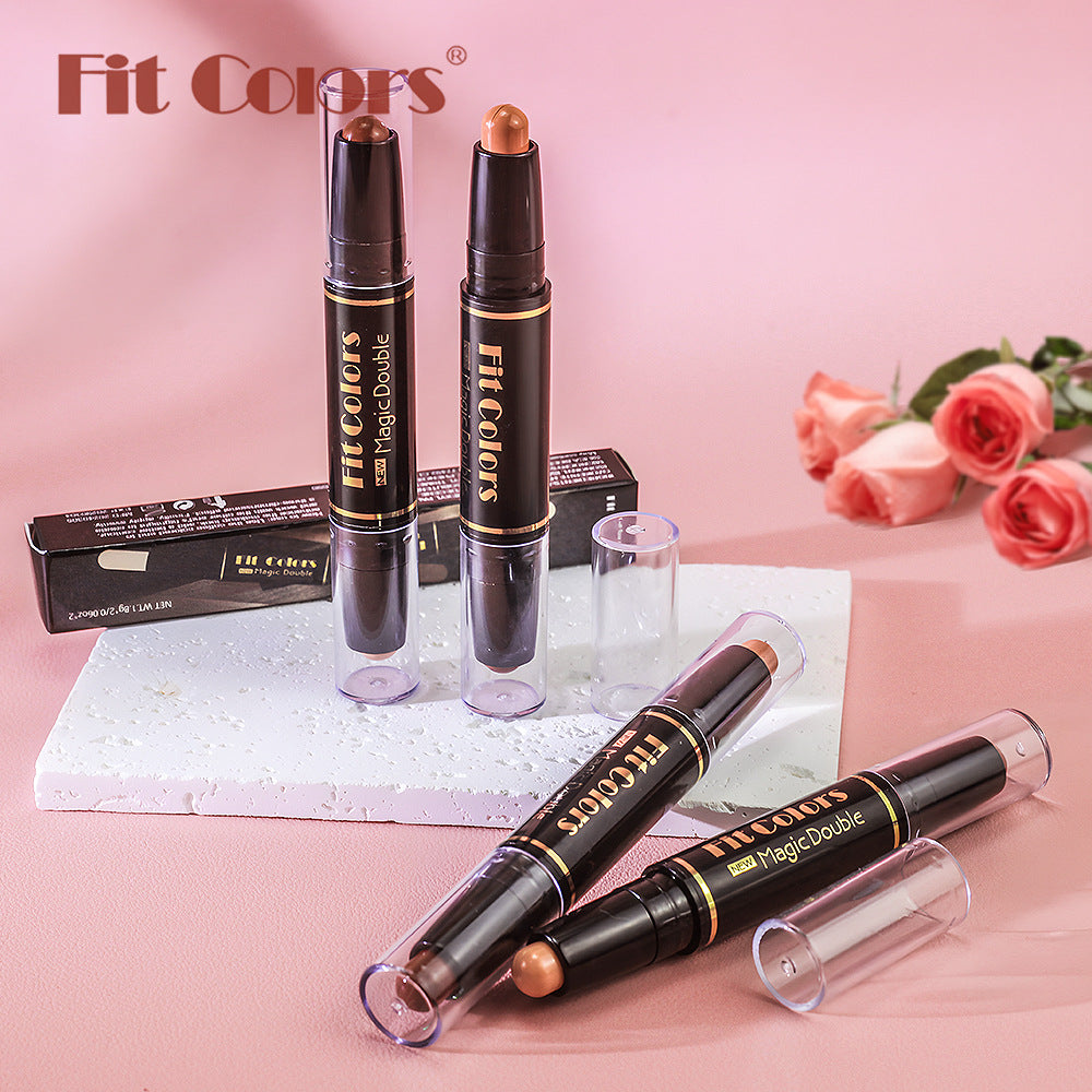 New Fashion Dual-Ended Highlighter and Concealer Stick for Multi-Use-Homeunderwear