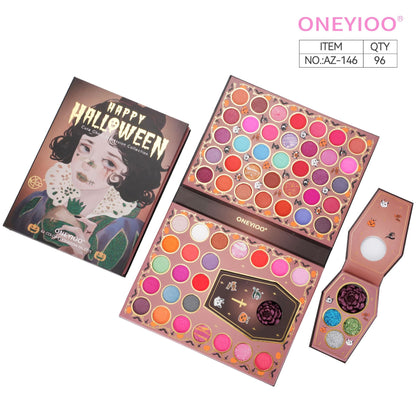 70-Color Sweet Heart Beauty Eye Shadow Palette - Matte & Shimmer with Brush