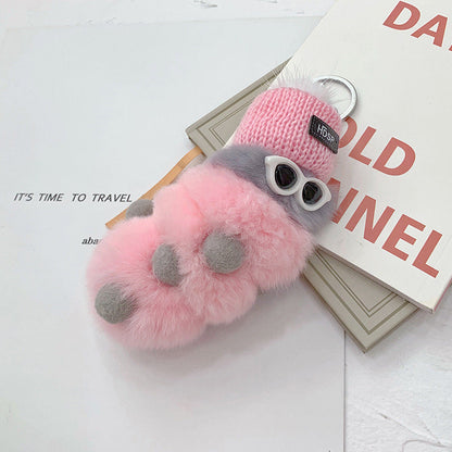 Creative and Cute Minimalist Plush Keychain Doll Accessory