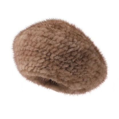 Winter Cute Rabbit Fur Cap with Cat Ears