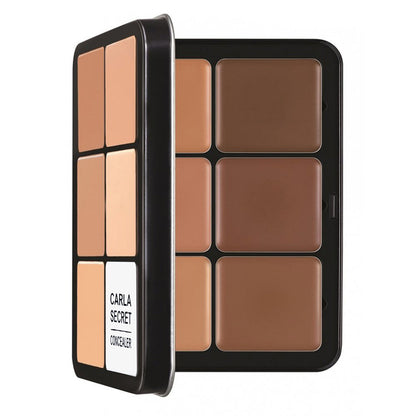 12-Color Iron Box Blush Palette - Matte & Shimmer Long-Lasting