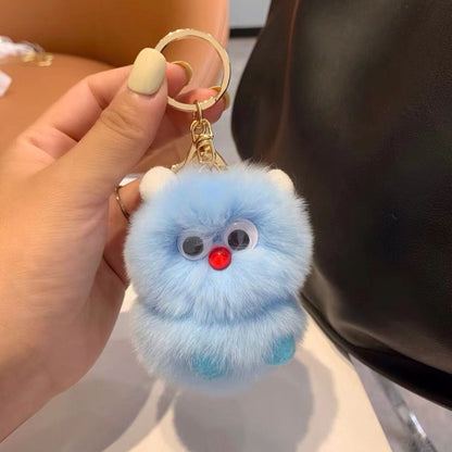 Cute Monster Plush Keychain - Ins Trendy Bag Charm