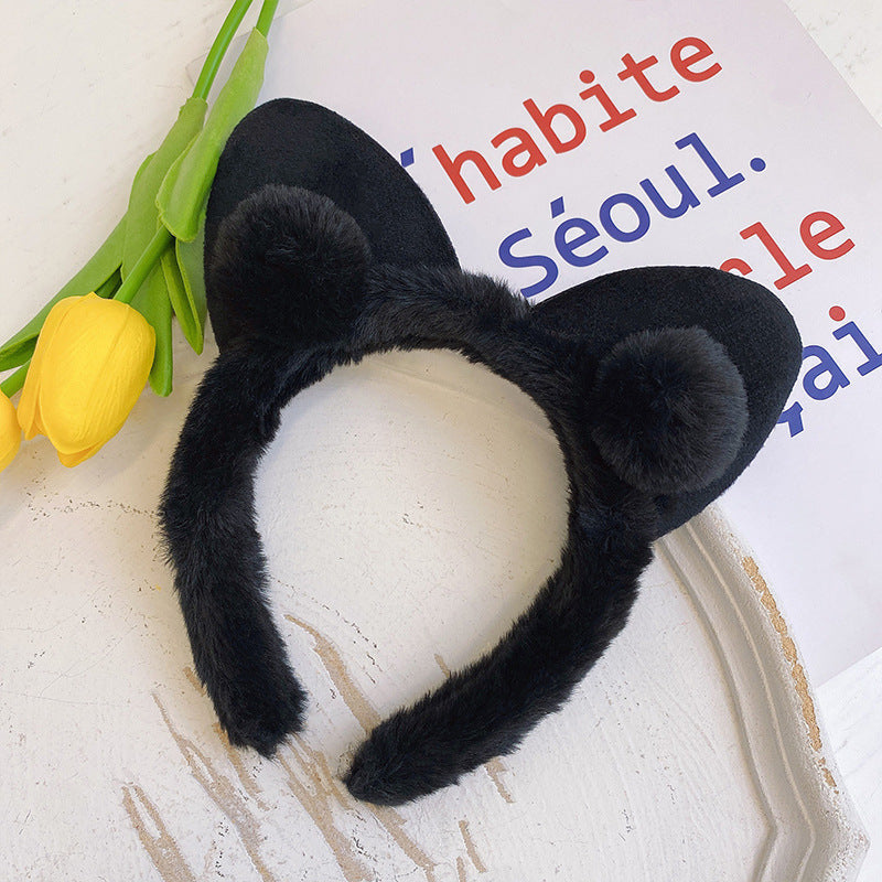 Cute Cat Ears Plush Headband