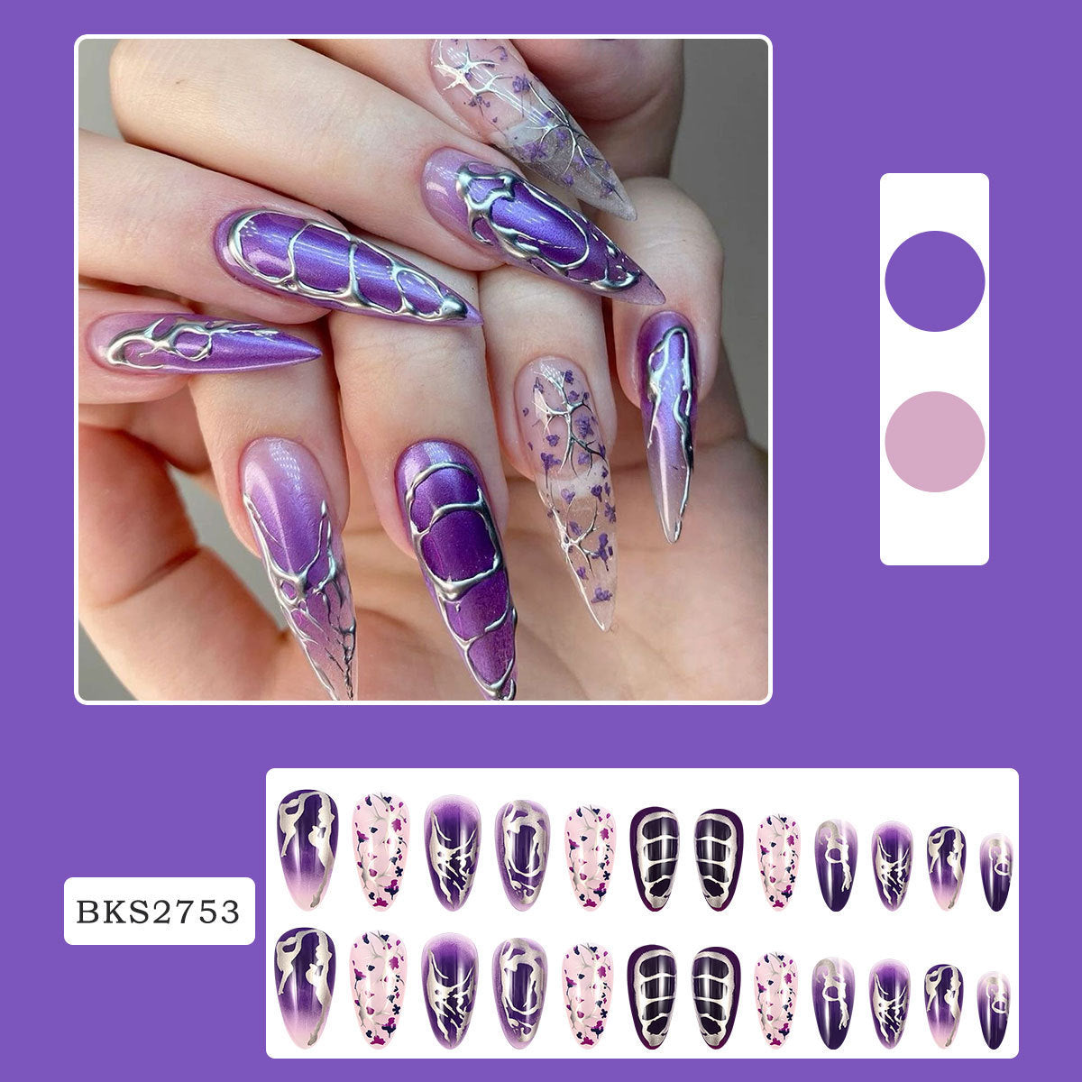 New FashionLong INS Style European Nail Tips