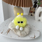 Colorful Fluff Ball Character Dust Ball Keychain Accessory