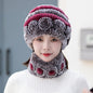 Stylish Real Rabbit Fur Ear Flap Hat - Warm Winter Accessory