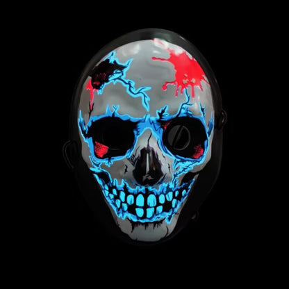 Glowing Skull Party Eye Mask