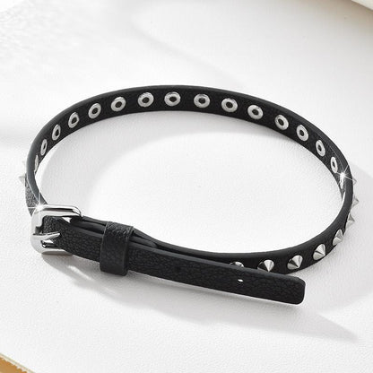 Dark Metal Rock Band Rivet Choker