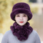 Winter Real Rabbit Fur Hat & Scarf Set - Warm & Stylish