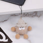 Cute Mink Fur Pom Pom Bag Charm - Stylish Accessory