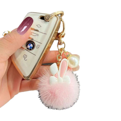 Cute Rabbit Plush Keychain - TikTok Doll & Bag Charm