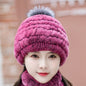 Winter Real Rabbit Fur Ear Flap Hat - Stylish & Warm