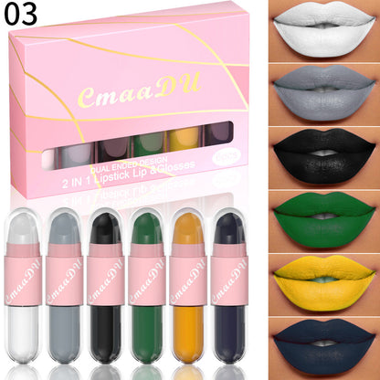 6-Piece Matte Lip and Face Color Set