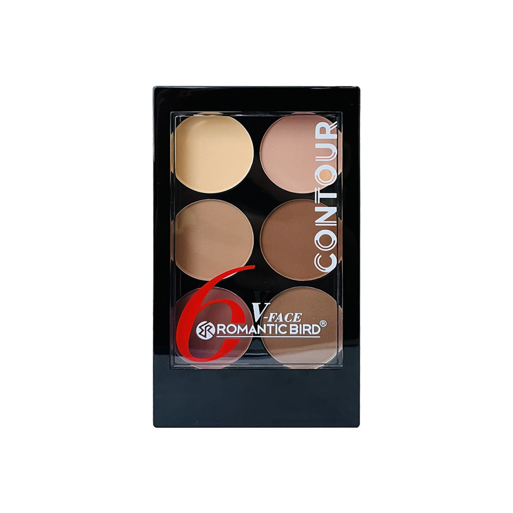 6-Color Matte Highlight and Contour Palette