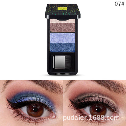 Pudaier Shimmer Duochrome Eye Shadow - Waterproof, Long-Lasting