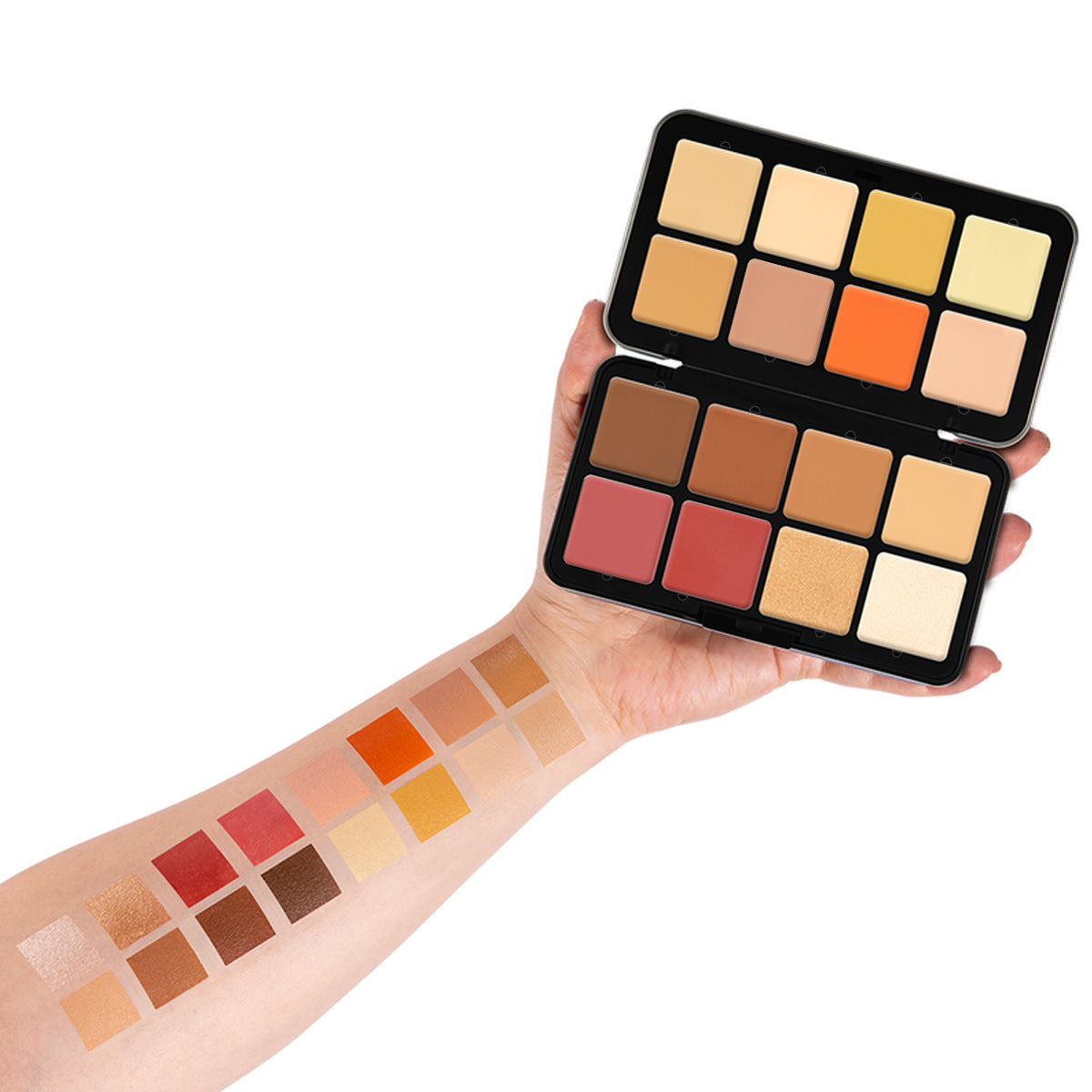 New Arrival 16-Color Metal Compact Concealer Palette