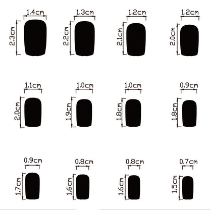 Matte Tree Leaf Design Fall Winter Nail Tips