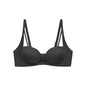 Open Cup Gathered No Trace Push-up Bras