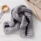 Warm Real Rabbit Fur Scarf - Winter Accessory