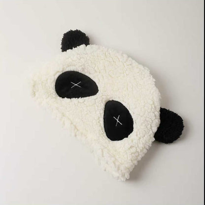 Free Shipping For 'Panda' Kawaii Black and White Fluffy Hat