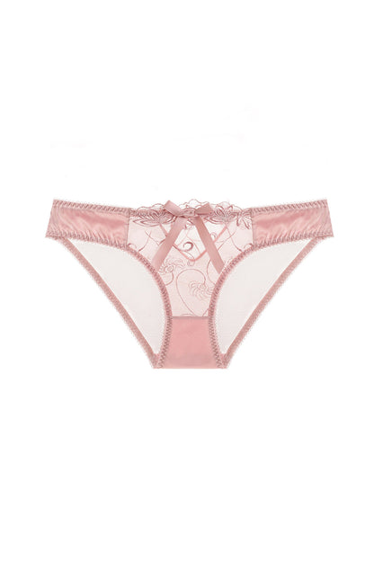 Free Shipping For Lotus Poot Lace Tie Front Mesh Lingerie Panty