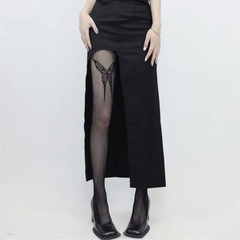 Free Shipping For 'Papilio' Butterfly Print Sexy Pantyhose