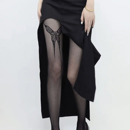 Free Shipping For 'Papilio' Butterfly Print Sexy Pantyhose