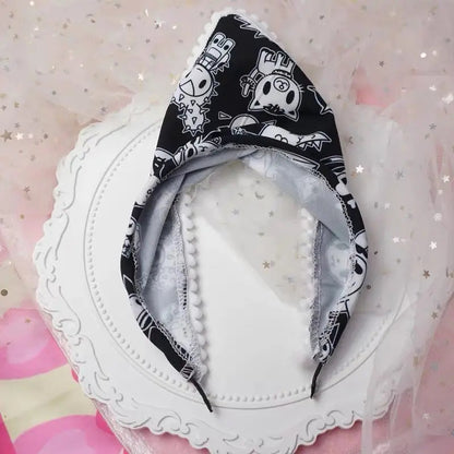 Free Shipping For 'Peakaboo' Kawaii Goth Scarf Headband