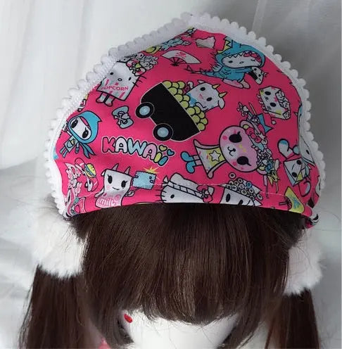 Free Shipping For 'Peakaboo' Kawaii Goth Scarf Headband