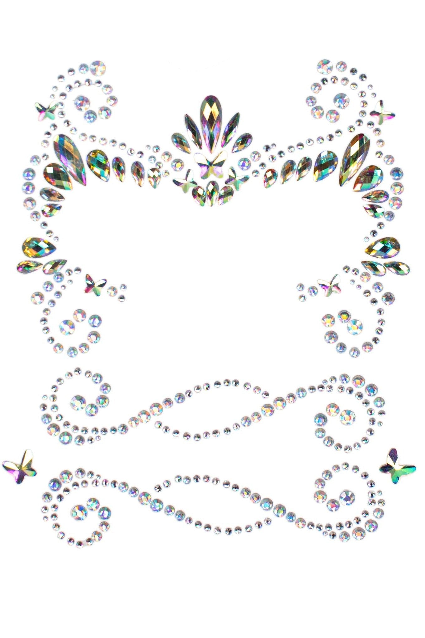 Free Shipping For Pixie Adhesive Face Jewels Sticker