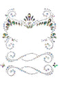 Free Shipping For Pixie Adhesive Face Jewels Sticker