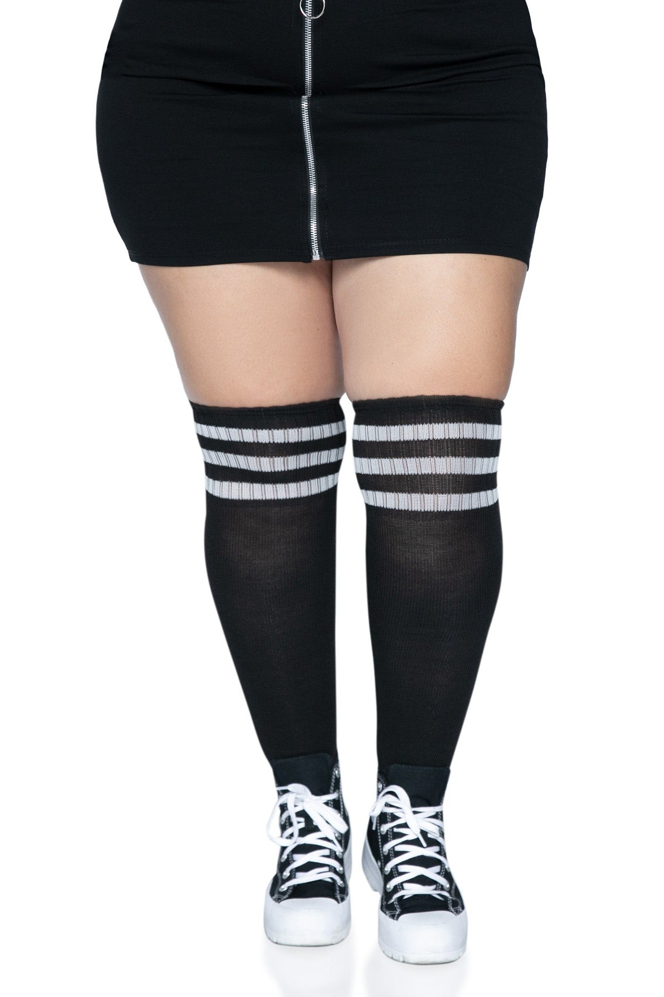 Free Shipping For Plus Size Athletic Over The Knee Socks