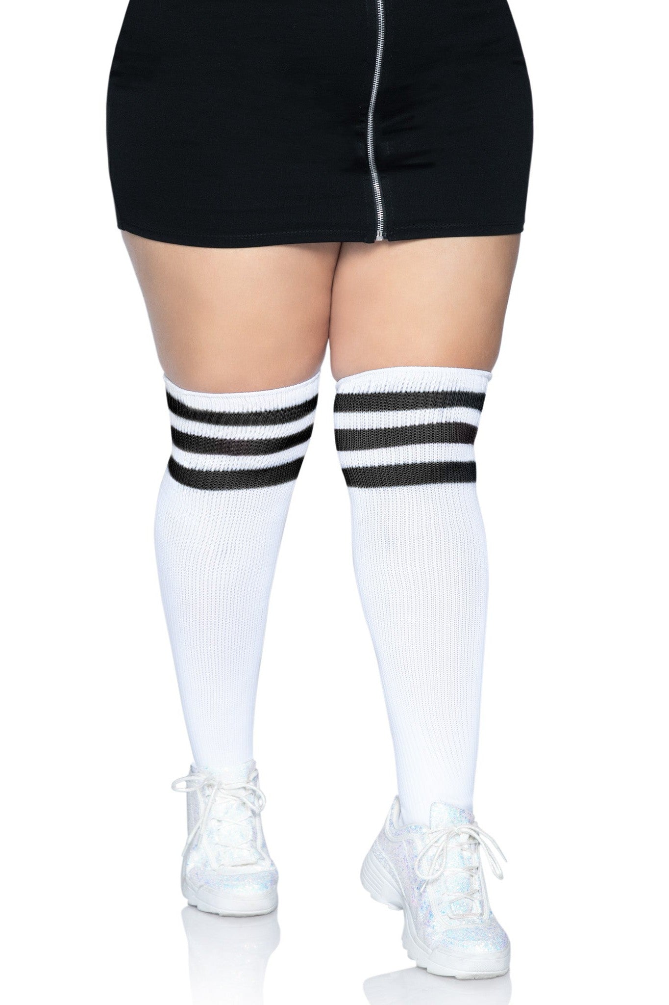 Free Shipping For Plus Size Athletic Over The Knee Socks