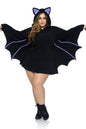 Free Shipping For Plus Size Moonlight Bat Costume Set