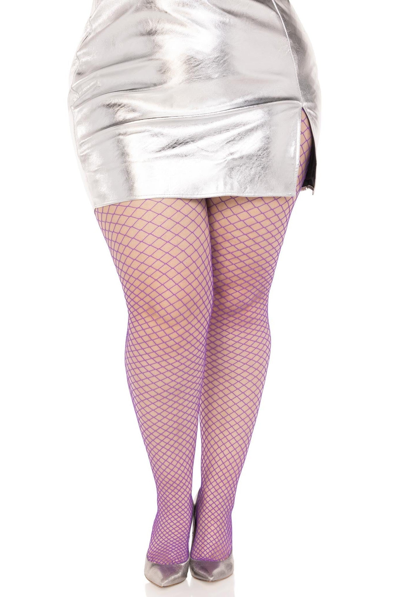 Free Shipping For Plus Size Spandex Industrial Net Tights