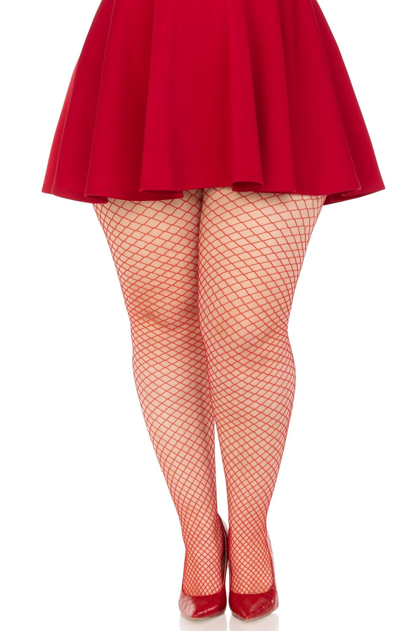 Free Shipping For Plus Size Spandex Industrial Net Tights