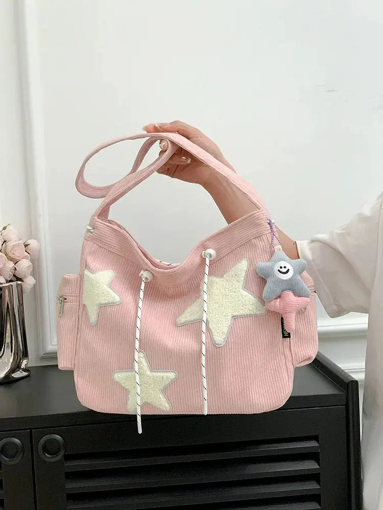 Free Shipping For 'Pop' Kawaii Star Big Volume Crossbody Bag